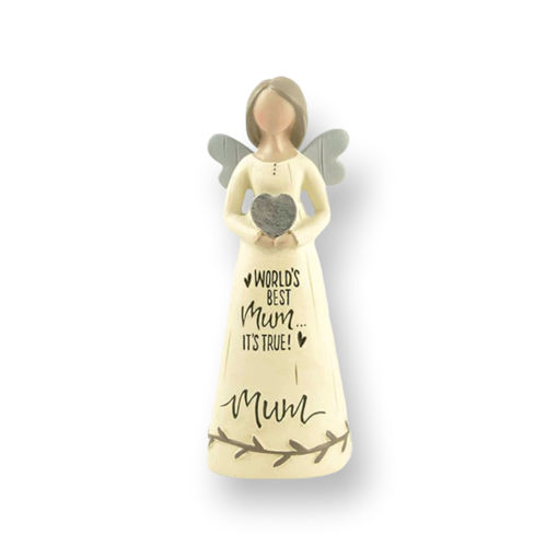 Picture of FEATHER & GRACE FIGURINE-WORLDS BEST MUM... ITS TRUE!